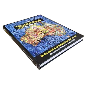 hardcover custom comic history book printing service