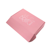 Boîte d'emballage pour vêtements avec impression personnalisée et logo pour envoi postal