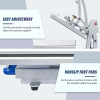 Presse à chaud coulissante automatique 38x38cm à prix d'usine pour la sublimation de t-shirts