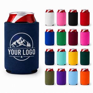 Custom Printing Sublimation 12oz Neoprene Can <b>Cooler</b> Stubby Holder With Logo Gift Neoprene Collapsible Beer Can <b>Cooler</b> Holder - Product Image 1