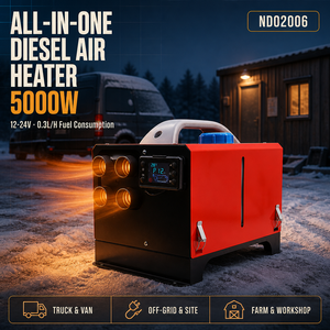 Chauffage Diesel Horizontal Tout-en-un 5KW pour Cabane Forestière et Monastère Orthodoxe, Certifié CE, Modèle ND02006 - Product Image 1