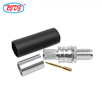 Reverse Polarity SMA Female Jack for LMR240 H155 RG59 RG8X RF Coaxial Cable Connector 0-6GHz
