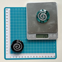 Support de téléphone adhésif rond uni avec strass, style coréen créatif pour fille, support de bureau télescopique, vente en gros d'usine