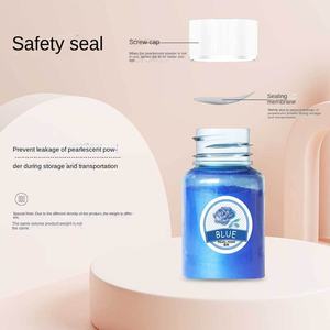 Poudre nacrée de slime 30 couleurs, sirène, DIY, colle cristalline, gouttes de colle cristalline, boue de cristal, poudre de mica, grand flacon - Product Image 6