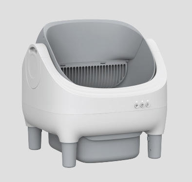 Blanc extérieur et gris clair intérieur