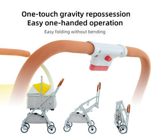 वियोज्य कैरियर के साथ पालतू घुमक्कड़ पालतू ट्रॉली कैरियर पहियों के साथ कुत्तों और बिल्लियों के लिए विस्तार योग्य पालतू कैरियर रोलिंग - Product Image 4