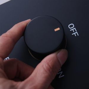 Matte Black 2 Function Temperature Display <b>Shower</b> Mixer 2 Way Push-Button <b>Shower</b> Diverter With Independent Volume <b>Control</b> HD-V05 - Product Image 6