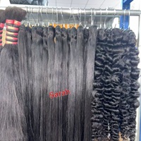 Paquete de Cabello Indio Natural de 40 Pulgadas, Rizado Vietnamita Birmano, Cabello Virgen con Cutícula Alineada, Ondulado Camboyano, Cierre Frontal para Vendedores