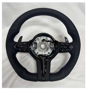 Volant chauffant en cuir M Sport personnalisé <span class=keywords><strong>pour</strong></span> BMW Série F (F20, F21, F22, F44, F30, F31, F34, F32, F33, F36, F10, F11, F07, F06, F12, F13) - Product Image 1