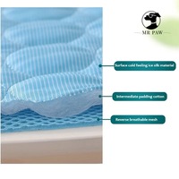 Tapis rafraîchissant écologique pour chien, lit d'été pour animaux de compagnie, très grand format pour petits et grands chiens, accessoires, couverture durable, canapé, couverture glacée pour chat