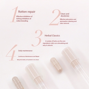 Yoni Pops Píldoras de desintoxicación femenina Estiramiento vaginal Cápsulas de reparación de erosión cervical Supositorios a base de ácido bórico para Vaginal - Product Image 4