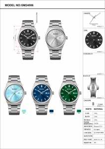 Reloj de Cuarzo de Acero Inoxidable 316L para Negocios con Indicadores Luminosos y Resistencia al Agua de 5 ATM para Uso Profesional - Product Image 6