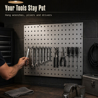 Fabricant de panneaux perforés pour garage_Étagère à outils en acier inoxydable_Fournisseur de panneaux 5S Shadow Board