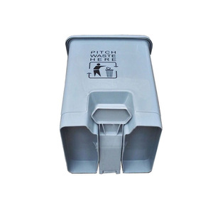 Cubo de Basura con Pedal de 15L, Rectangular, de HDPE, para Interiores y Exteriores, Contenedor de Residuos Domésticos - Product Image 4
