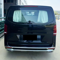 Kit carrosserie Vito Viano pour Benz W639 2006 à 2015, mise à niveau vers un pare-chocs avant et arrière Maybach avec feux antibrouillard, pièces automobiles