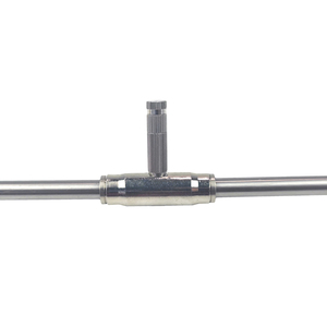 Tubo de acero inoxidable de alta presión, tubería recta de 3/8 "y 9,52 MM con ranura de bloqueo deslizante de conexión rápida para refrigeración por nebulización de jardín