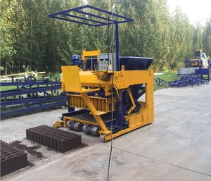 เครื่องทำบล็อกประสานเคลื่อนที่แบบไฮดรอลิกควบคุมด้วย PLC อัตโนมัติ - Product Image 3