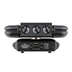 10W x 12PCS vuông ánh sáng laser Flash 120W đầy đủ màu sắc rgbww 4 trong 1 xoay giai đoạn di chuyển đầu ánh sáng laser - Product Image 3