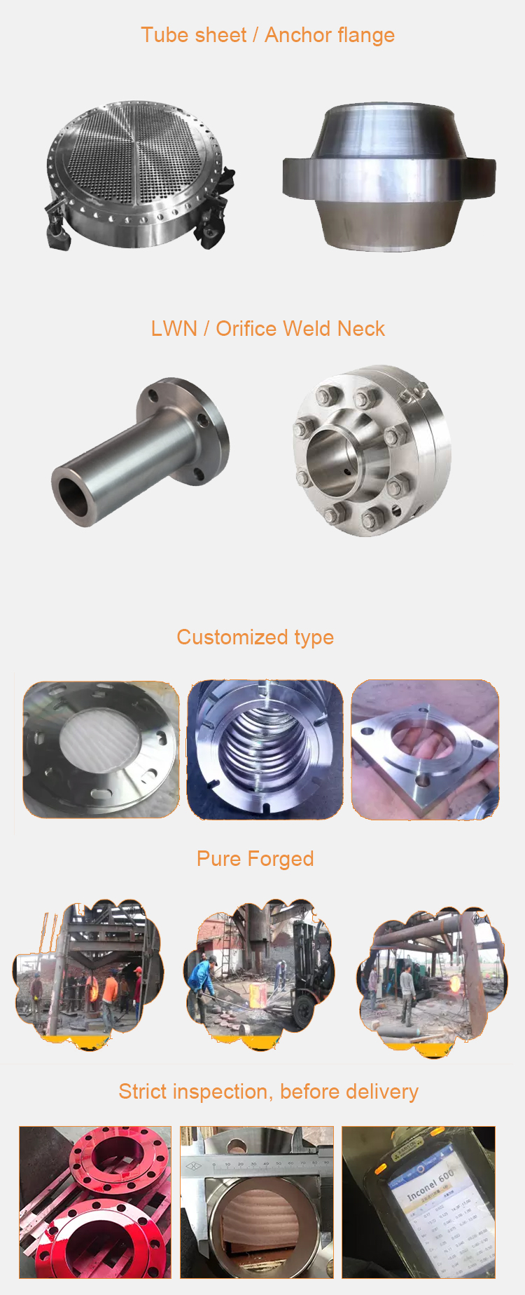 Stainless Steel Slip On Flange Uns32750 A182 F53 Duplex Steel Flange