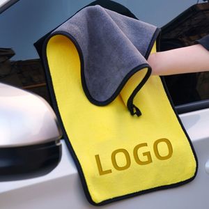 Toalla <span class=keywords><strong>de</strong></span> microfibra personalizada para el cuidado del coche, paño grueso <span class=keywords><strong>de</strong></span> alta calidad <span class=keywords><strong>de</strong></span> secado rápido, 800gsm - Product Image 1