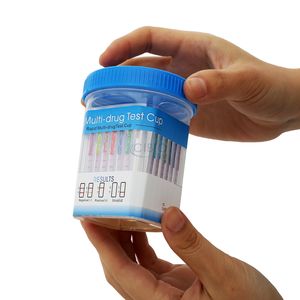 클리아 면제형 원스텝 소변 약물 검사기, 온도 스트립이 있는 컵 사용 - Product Image 3