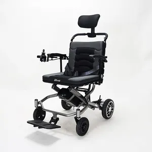 DYW36-QY-ZJ с высокой спинкой наклона Электрический складной инвалидной коляске с бесщеточным двигателем