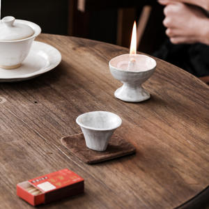 Lampade a Olio in Ceramica Fatte a Mano, Design di Lusso, Accessori per Cerimonia del Tè, Base Tradizionale Rustica, Stile Vintage - Product Image 3