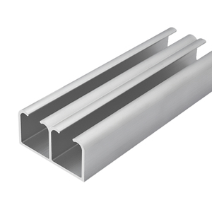 2549 rail de suspension à double fente chaîne de montage à rainure <span class=keywords><strong>en</strong></span> forme de <span class=keywords><strong>U</strong></span> outil de profil <span class=keywords><strong>en</strong></span> <span class=keywords><strong>aluminium</strong></span> <span class=keywords><strong>barre</strong></span> de suspension plaçant la glissière - Product Image 1