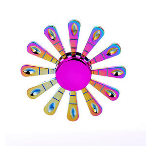 Nuevo juguete creativo colorido Fidget Spinner para aliviar el estrés caja de hierro al por mayor para la escuela cantina supermercado <span class=keywords><strong>calle</strong></span> puesto - Product Image 4