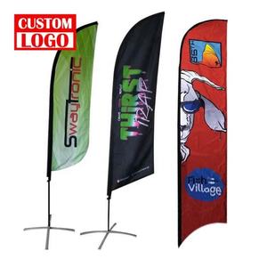 Publicidad al aire libre Bandera de playa Doble cara Promocional Lágrima Banner Imprimir Publicidad Cuchillo Bandera Banderas de playa - Product Image 1