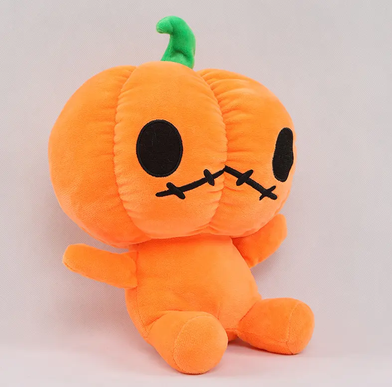 YWMX 30CM boneka mainan labu lucu mewah dekorasi mainan Halloween trik or Treat untuk Festival Halloween hadiah boneka grosir