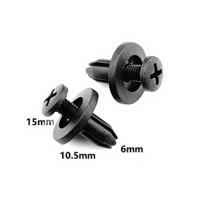 Clips d'expansion en plastique pour attaches automobiles, pour pare-chocs, garde-boue, protection inférieure, calandre, 10mm, 12mm, 14mm, 17mm, 20mm - Product Image 3