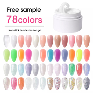 ZRKGEL Nail factory <span class=keywords><strong>78</strong></span> couleurs, Extension d'ongle solide, antiadhésif, Sculpture à la main, Gel de Sculpture dur, modélisation, ensemble de Gel pour Nail Art - Product Image 6