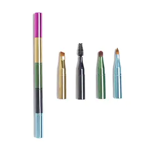 DIAS Wholesale 4 in 1 Multifunctional Portable Cosmetic makeup Brush oem makeup brush