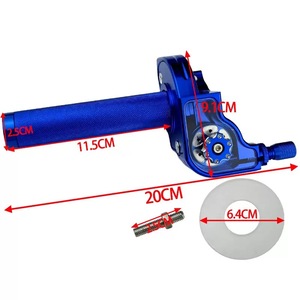 Cache-guidon personnalisé en alliage d'aluminium CNC pour moto, avec guidon transparent - Product Image 4