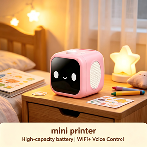 Nouvelle imprimante mini créative 2026 pour enfants, boîte rose, imprimante AI portable <span class=keywords><strong>sans</strong></span> fil, prend en charge l'impression instantanée de photos et de vidéos - Product Image 1