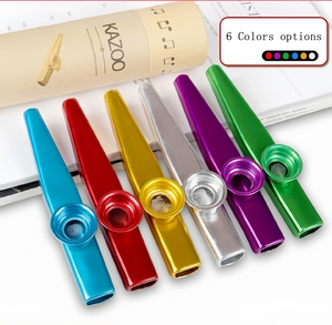 Instruments éducatifs <span class=keywords><strong>Kazoo</strong></span> en métal <span class=keywords><strong>Kazoo</strong></span> en alliage d'aluminium pour enfants - Product Image 1