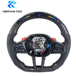Volante de Cuero y Fibra de Carbono con Calefacción Personalizado para <span class=keywords><strong>BMW</strong></span> Serie G20 G28 G29 G30 G32 G38 CS 320i 325i <span class=keywords><strong>330i</strong></span> M3 M4 M5 X1 X2 X3 - Product Image 4