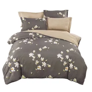 China Manufacturer Direct Supply Customized Polyester Printing Bed Sheet Duvet Cover Bedding Set