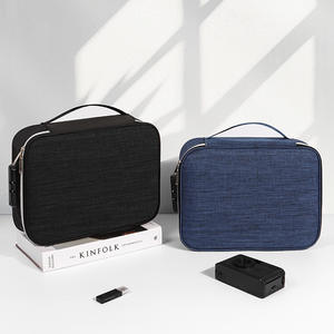 Digital Storage <b>Bag</b> With Multi Compartment For Cable Charger <b>Tablet</b> Travel Organizing Case Durable Anti Theft Design - Product Image 2