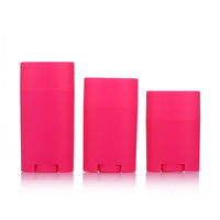 Bouteille vide de déodorant en PP avec impression de logo personnalisé, 30 ml, 50 ml, 75 ml, conteneur cosmétique rotatif pour les soins de la peau et le maquillage