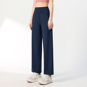 Nouveau pantalon de sport en nylon et élasthanne, extensible dans quatre directions, écologique, respirant, taille mi-haute, élastique, séchage rapide, imprimé, idéal pour l'été et les loisirs - Product Image 3