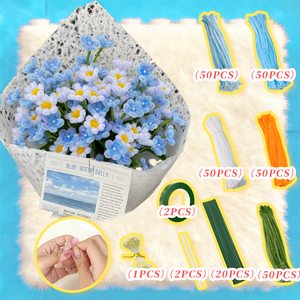 Kit <span class=keywords><strong>de</strong></span> Création Bouquet <span class=keywords><strong>de</strong></span> Marguerites DIY – Composition Florale Faite Main avec Brins <span class=keywords><strong>de</strong></span> Chenille pour Cadeau <span class=keywords><strong>de</strong></span> Guérison, <span class=keywords><strong>de</strong></span> Réconfort ou d'<span class=keywords><strong>Amitié</strong></span> - Product Image 2