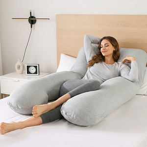 Almohada <span class=keywords><strong>de</strong></span> gran oferta para todo el cuerpo en forma <span class=keywords><strong>de</strong></span> U, almohada <span class=keywords><strong>de</strong></span> apoyo para el <span class=keywords><strong>embarazo</strong></span> para dormir - Product Image 1