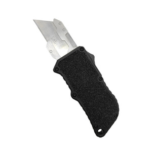 Frosted aluminum alloy straight-action utility knife, outdoor <b>paper</b> cutter, SK5 blade, camping cutting knife, letter opener - Product Image 1