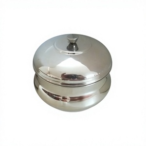 Assured Quality Classic Stainless Steel Floral Ice <b>Bucket</b> <b>Lid</b> Handle Durable 12L Capacity Home Bar Party Restaurant Use - Product Image 1