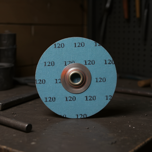 Disque abrasif en corindon Ttake, grain 120, avec raccord rapide femelle AB1090 - Product Image 3