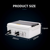 XIONGISOLAR vente directe d'usine nouveau modèle mural 2 2 boîte de combinaison solaire PV fusible SPD IP65 boîtier d'instrument électronique