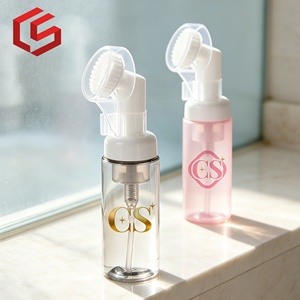 Flaconi Dispenser in <span class=keywords><strong>Plastica</strong></span> Personalizzabili da 100ml, 120ml, 150ml, 200ml, 250ml per Cura della Pelle, Shampoo e Sapone Schiumogeno da <span class=keywords><strong>Bagno</strong></span> - Product Image 1