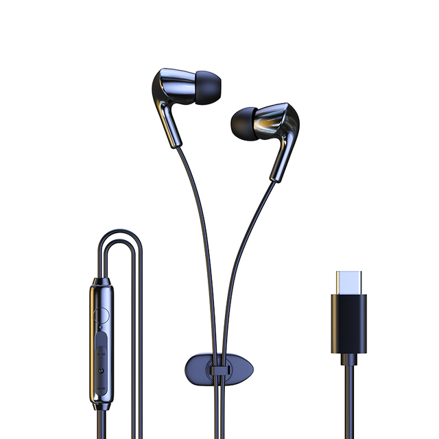 Ceramic Wired Headphones IP7X Waterproof Type-C Interface USB Computer In-ear High Sound Quality 2026 New Noise Cancelling